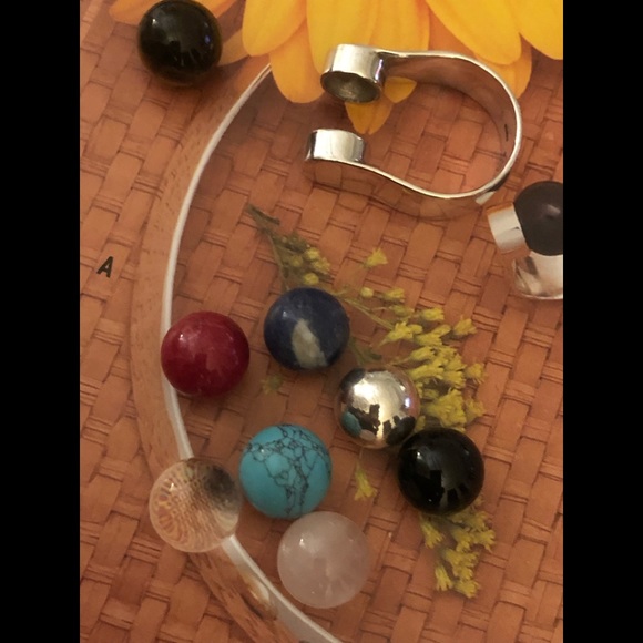 Silpada Sterling Silver Interchangeable Ring with Eight interchangeable … - Picture 5 of 7